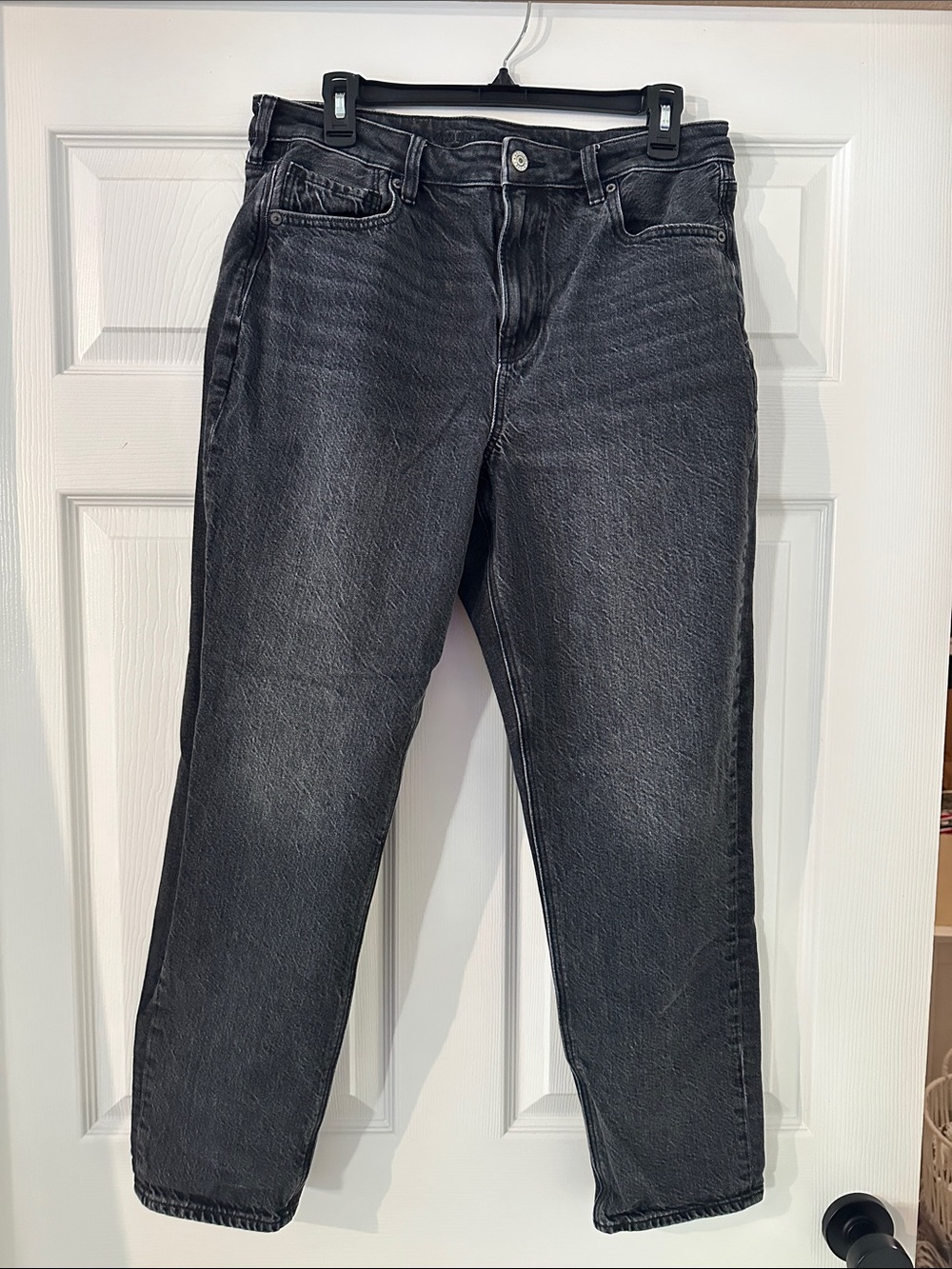Strigid American Eagle Outfitters Black Washed Boyfriend Jeans